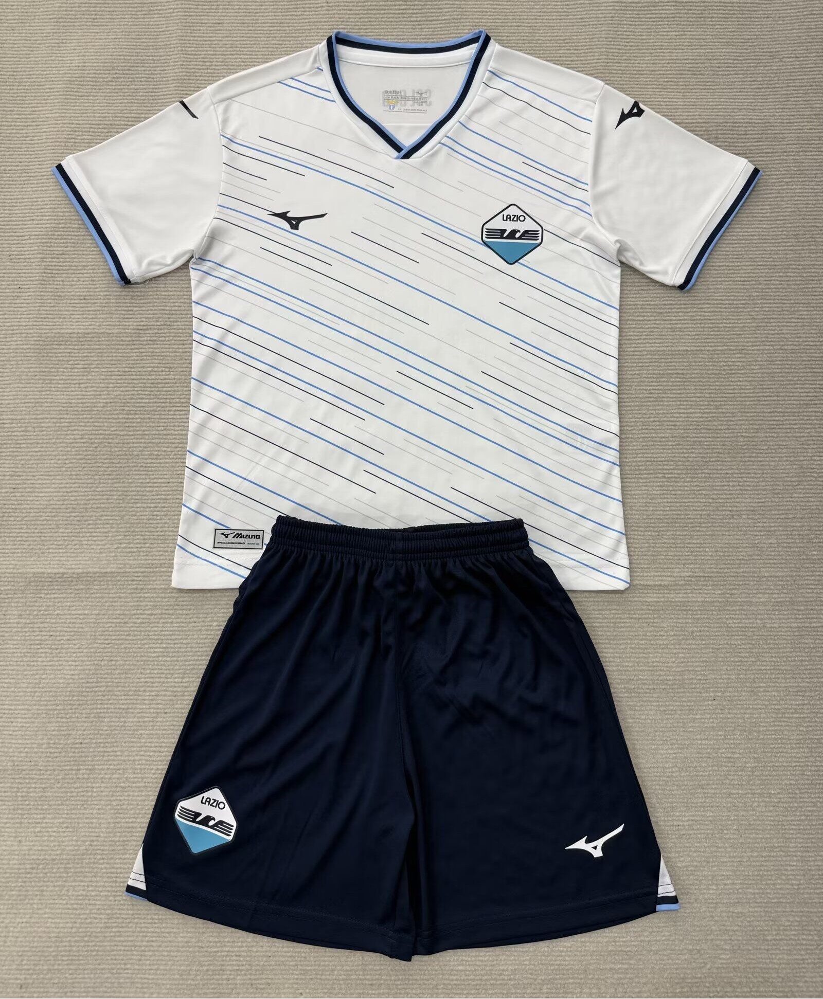 Kids-Lazio 26/27 Away White Soccer Jersey